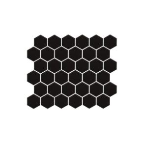Black Hexagon - ceramic tile